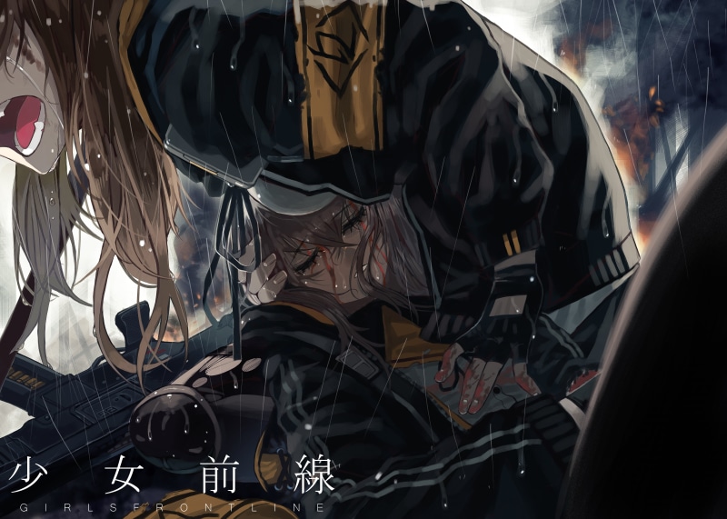 Girls Frontline, ump45 (Girls Frontline), anime, anime girls, UMP9 (Girls Frontline), 5K