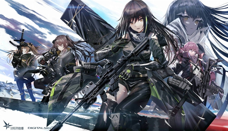 UMP9 (Girls Frontline), ST AR-15 (Girls Frontline), 1080P, Girls Frontline, UMP45 (Girls Frontline), M4A1 (Girls Frontline), Video Game