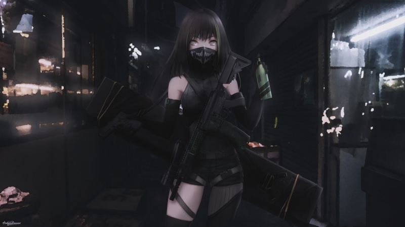 Girls Frontline, M4A1 (Girls Frontline), Video Game, 1080P