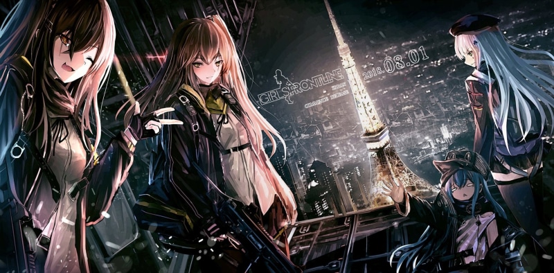 togetherness, UMP9 (Girls Frontline), UMP45 (Girls Frontline), indoors, adult, looking, young adult, architecture, women, Video Game, lifestyles, front view