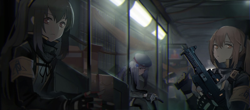 Video Game, UMP9 (Girls Frontline), UMP45 (Girls Frontline), G11 (Girls Frontline), Girls Frontline, 5K, HK416 (Girls Frontline)