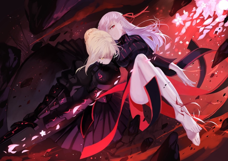 Sakura Matou, Saber Alter, 1080P, Stay Night, Fate