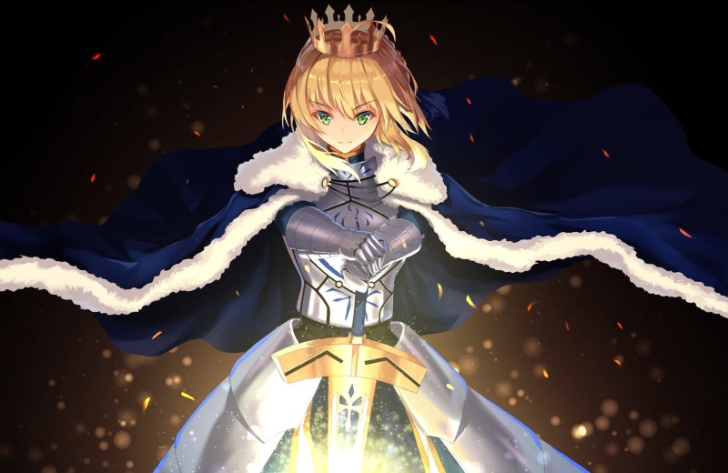 1080P, Fate/Stay Night, Fate Series, Excalibur, Artoria Pendragon, Saber (Fate Series)