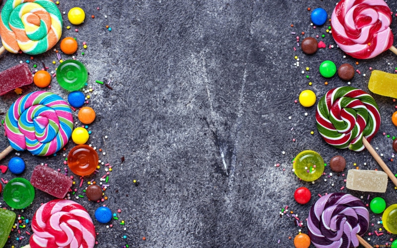 sweets, food, sprinkles, candy, 2K, lollipop