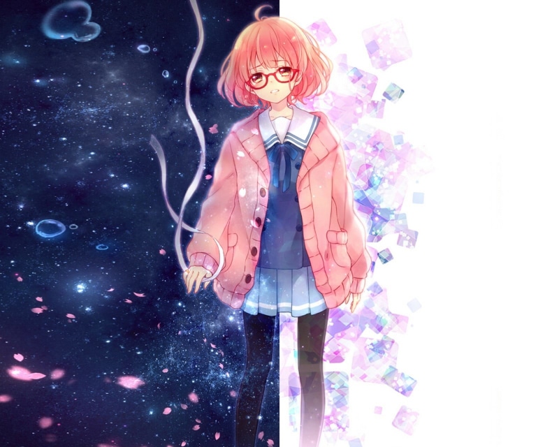 pink hair, Kyoukai no Kanata, Kuriyama Mirai, 720P, anime girls