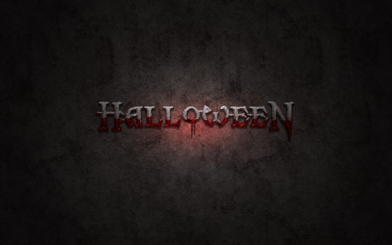 wallpapr, red, time, black, background, halloween, 1080P