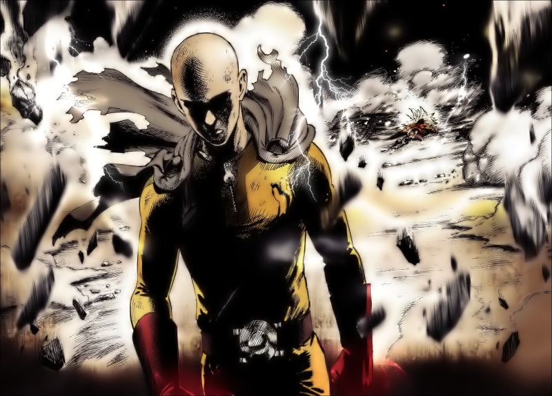 punch, man, real people, Saitama, human representation, creativity, indoors, group of people, arts culture and entertainment, anime, men, night, still life