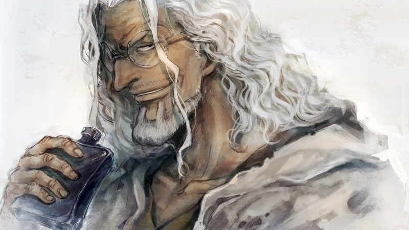 art and craft, Silvers Rayleigh, White Hair, male likeness, women, portrait, front view, long hair, real people, Anime, headshot, 1080P, hairstyle, Man