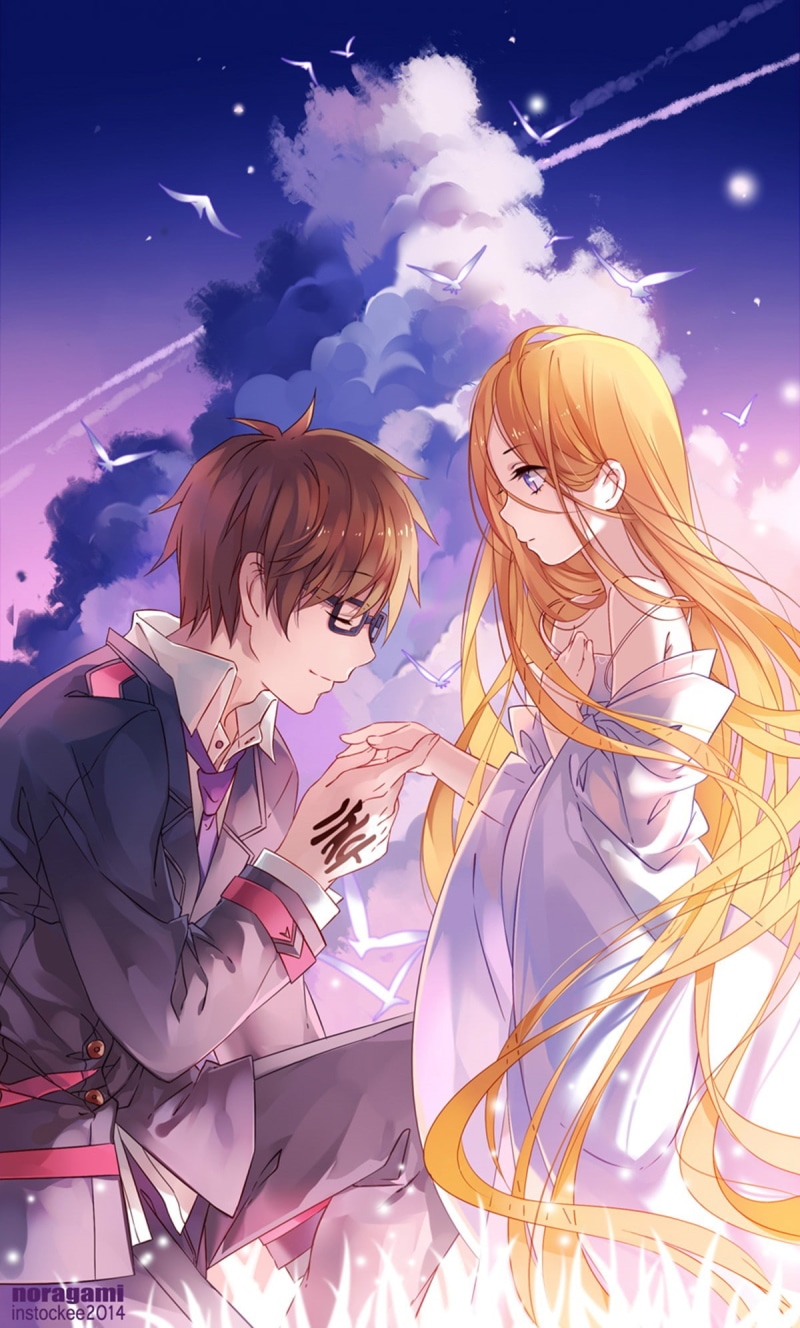 anime girls, Bishamon, Kazuma, Noragami, 1080P