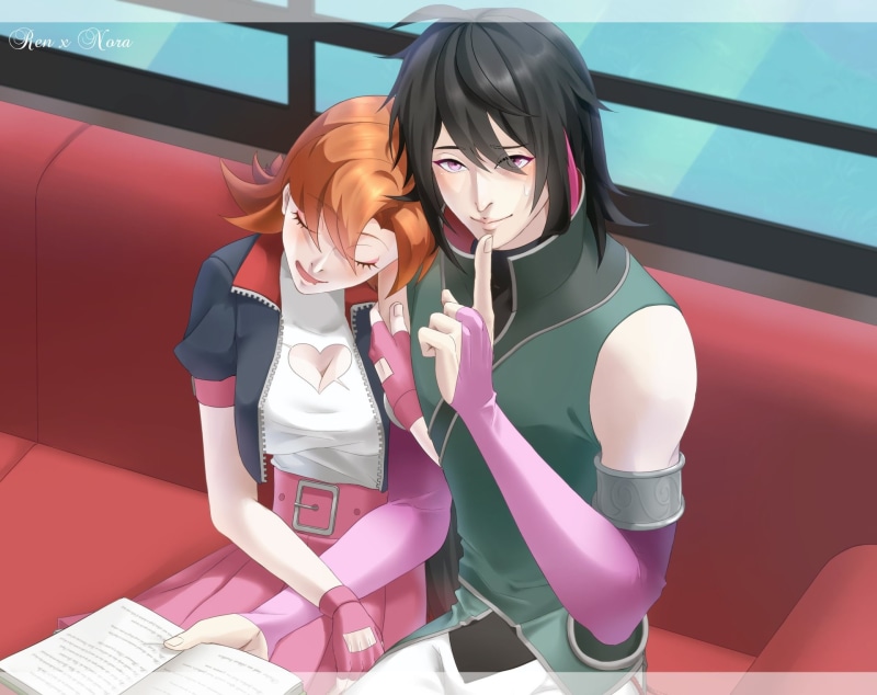 Lie Ren, RWBY, 1080P, Anime, Nora Valkyrie