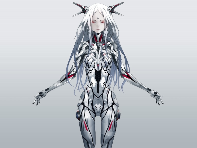 720P, anime girls, mecha girls, Redjuice