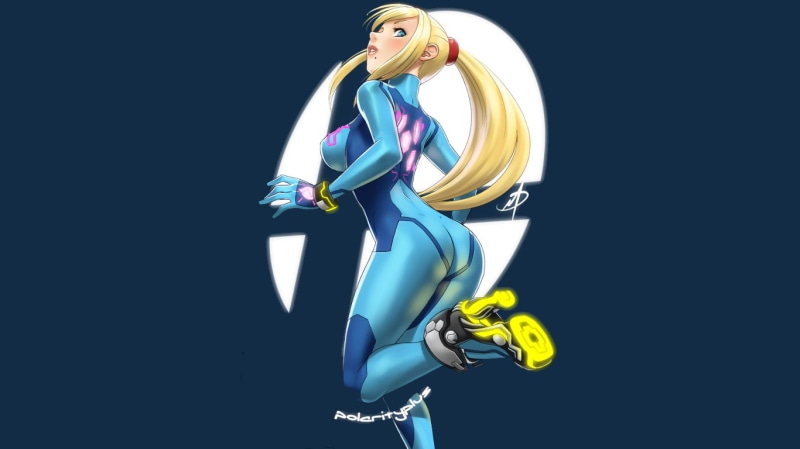 video games, Zero Suit Samus, mecha girls, bodysuit, Nintendo, Samus Aran, 720P, artwork, heels, Metroid