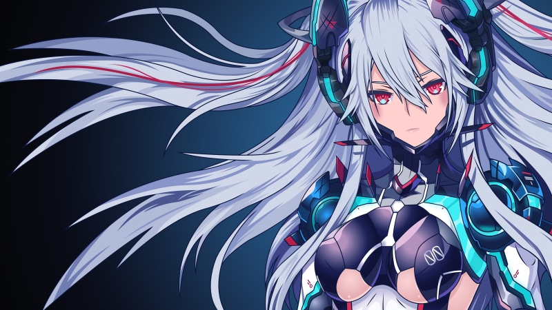 Anime girl, 4K, 4K, Mecha Girl