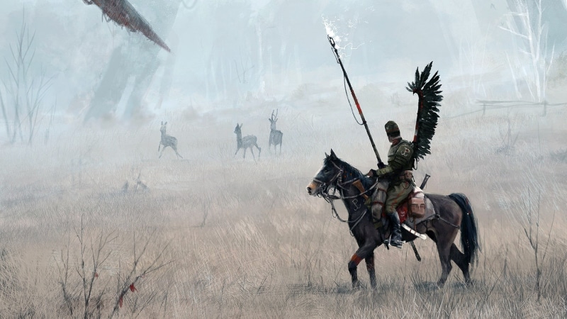 Hussar, Polish artist, 1080P, Jakub Rozalski, Winged hussars