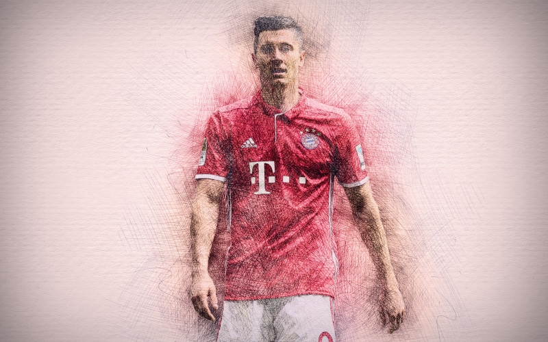 FC Bayern Munich, Polish, Robert Lewandowski, 4K, Soccer