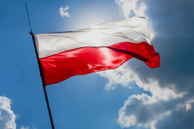 independence, white and red, no people, waving, symbol, cloud - sky, flag, freedom, patriotism, polish flag, polska, national icon, Poland, outdoors, flag of poland