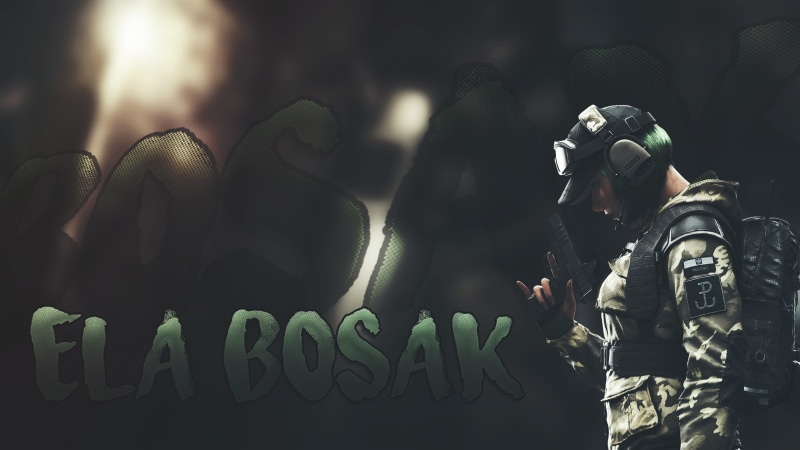 video games, Rainbow Six: Siege, Ela Bosak, 2K, Video Game Art