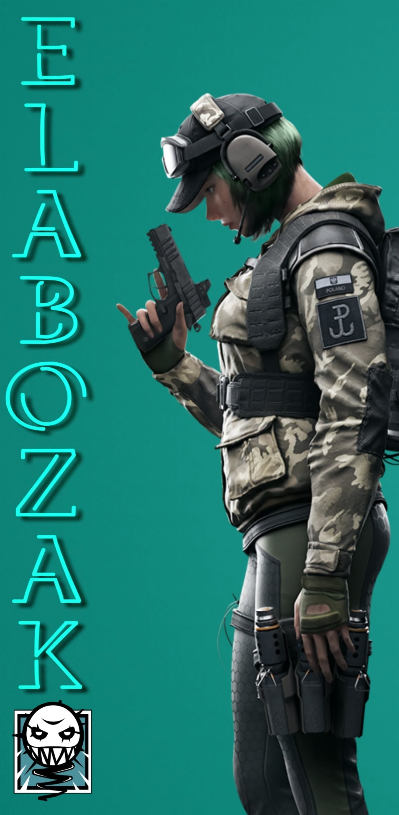 4K, Ela Bosak, video game art, Ubisoft, Rainbow 6: Siege