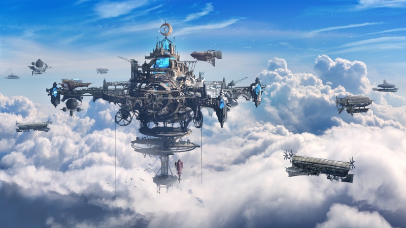 military, drone, 1080P, cloud - sky, artwork, low angle view, armed forces, nature, no people, communication, robot, sky, steampunk, futuristic, special forces