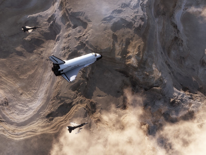General Dynamics F-16 Fighting Falcon, military aircraft, propeller, nature, mode of transportation, aerial view, military, no people, air vehicle, high angle view