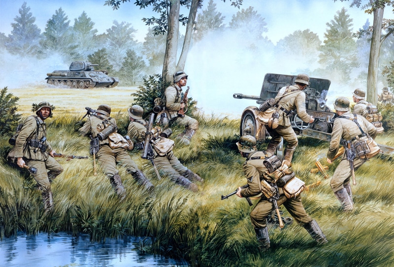 hd, art, artwork, world, wehrmacht, military, x, ii, Infantry, war, 2K, aircraft