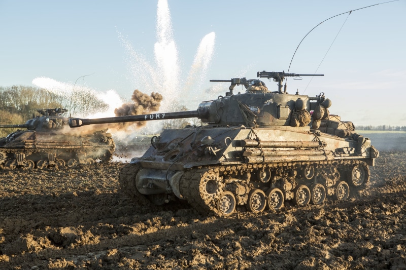 M4 Sherman, armored Tank, gray, sunlight, outdoors, tank, old, russia, conflict, power, infantry, dirt, smoke - physical structure, armed Forces, military Land Vehicle