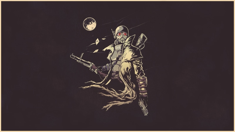 outdoors, night, human representation, NCR, armed Forces, soldiers, nature, vector, helmet, people, moon, sci-fi, oPS, illustration, 40mm-grenade launcher th