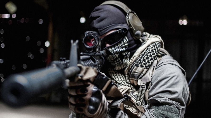 machine gun, men, 1080P, weapon
