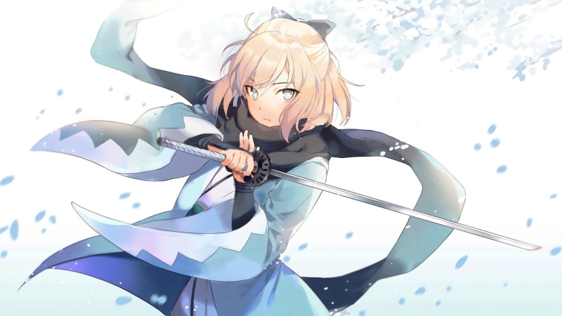 Fate/KOHA-ACE, Sakura Saber, 1080P, Fate Series, Okita Souji
