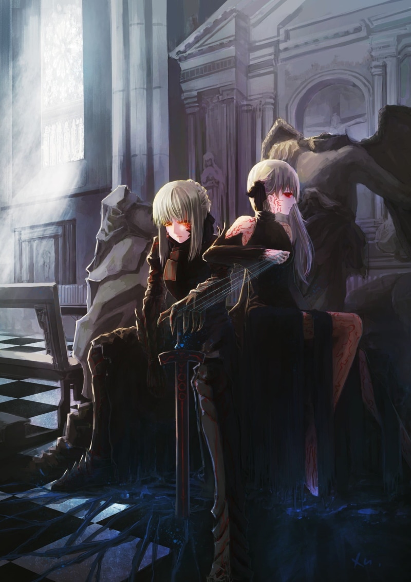 bonding, standing, leisure activity, Matou Sakura, 720P, women, religion, lifestyles, built structure, people, architecture, real people, Fate/Stay Night