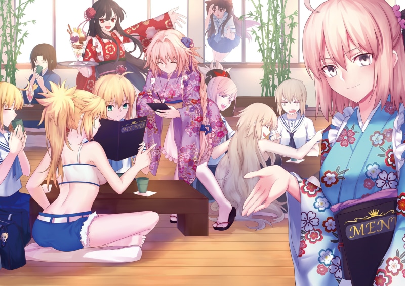 Artoria Pendragon, Okita Souji, Pink Hair, Fate Series, Astolfo (Fate/Apocrypha), Jeanne dArc Alter, Black Hair, Saber Lily, Fate/Grand Order, Mordred (Fate/Apocrypha)