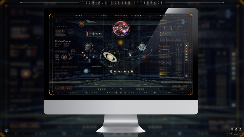 HUD, screen shot, tech, Technomancer, 2K, interfaces
