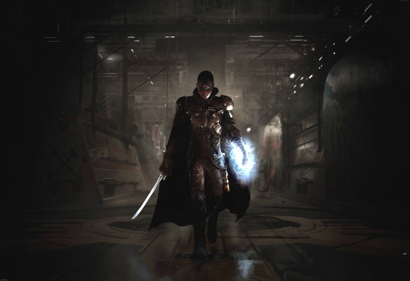 cloak, Spiders, armor, sword, current, Focus Home Interactive, 8K, mask, fighter, The Technomancer