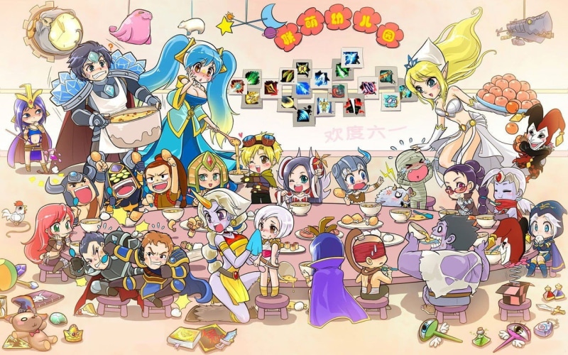 technology, Garen (League of Legends), drawing - Activity, vector, fun, abundance, Amumu, multi Colored, boys, Lee Sin, Katarina, art and craft, communication