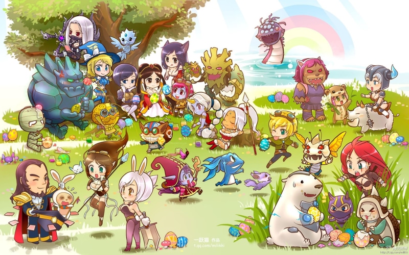 Sona (League Of Legends), 2K, Baron Nashor (League of Legends), Video Game, Katarina (League Of Legends), Lux (League Of Legends), Volibear (League Of Legends)