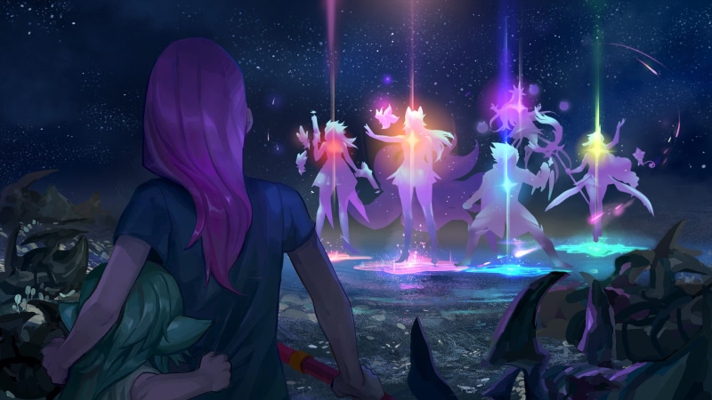 Star Guardian, Star Guardian Ezreal, Lulu (League of Legends), Syndra (League of Legends), League of Legends, Janna (League of Legends), Star Guardian Miss Fortune