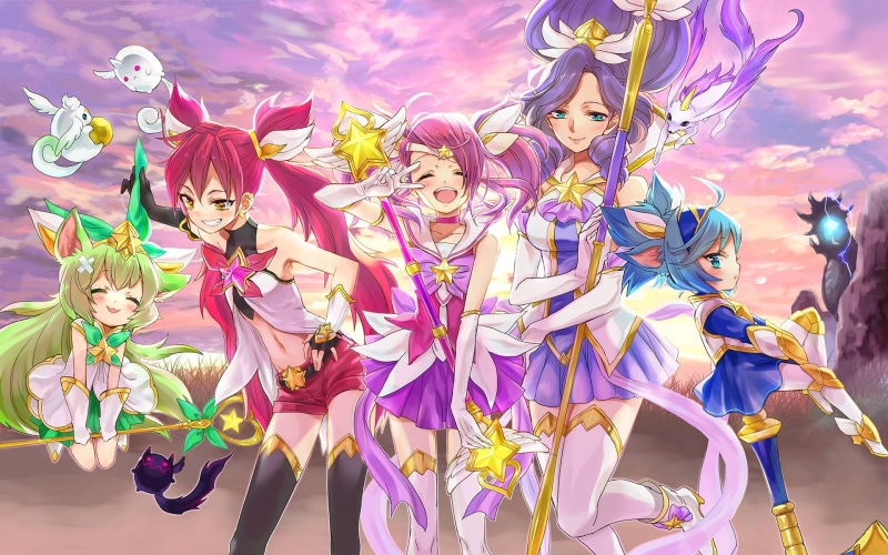 Janna (League of Legends), Jinx (League of Legends), Poppy (League of Legends), 1080P, League of Legends, Lux (League of Legends), Lulu (League of Legends