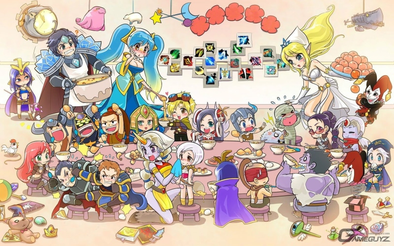 Taric, Sona (League of Legends), Soraka, Janna (League of Legends), League of Legends, 720P