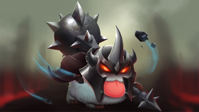 craft, warning sign, day, animal themes, Poro, Mordekaiser, animal representation, League of Legends, paper, bird, motion, representation, creativity, nature