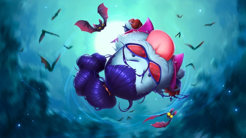 1080P, League of Legends, no people, water, marine, animal themes, floating on water, cartoon, animals in the wild, fish, group of animals