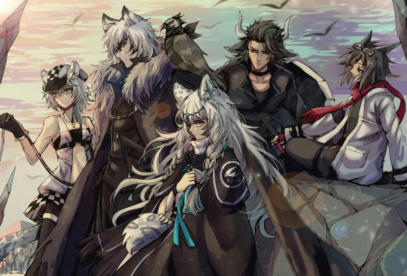Matterhorn (Arknights), Cliffheart (Arknights), Silverash (Arknights), anime, Courier(Arknights), Arknights, 1080P, Pramanix(Arknights)