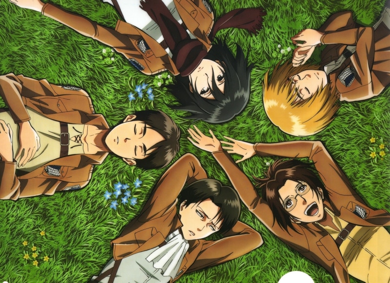 Attack On Titan, Hange Zoë, Armin Arlert, Mikasa Ackerman, 1080P, Anime, Levi Ackerman, Eren Yeager