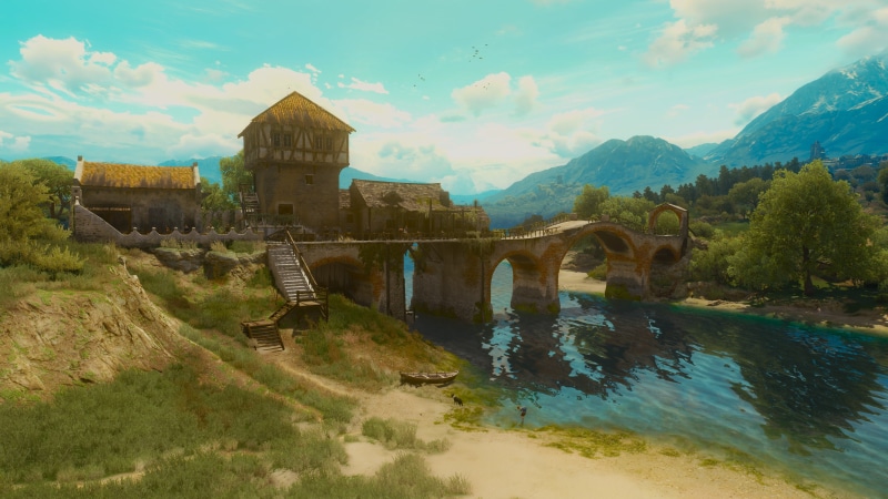 4K, The Witcher, The Witcher 3: Wild Hunt, 4K, The Witcher 3: Wild Hunt - Blood and Wine, screen shot, landscape