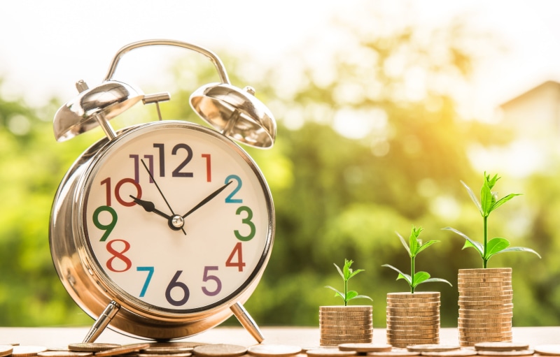 savings, bright, investment, wood - material, time, loan, cash, multi colored, salary, communication, payment, outdoors, dollar, message, money, profit