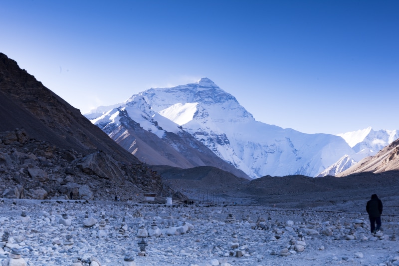 sky, outdoor, trekking, environment, high, beauty in nature, himalaya, tourism, mountain, scenery, landscape, ice, travel, nature, activity, mountain range