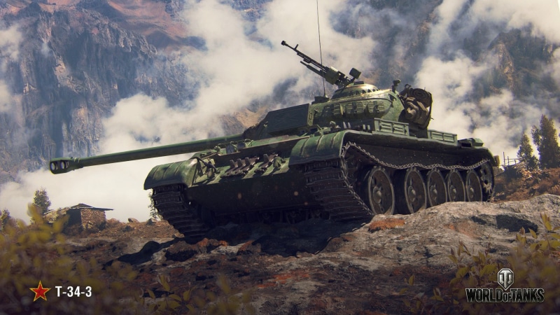WoT, 1080P, World of Tanks, Wargaming, T-34-3