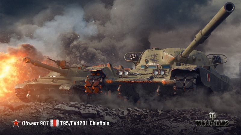 Object 907, 2K, T95/FV4201, Chieftain, Wargaming, World of Tanks, WoT