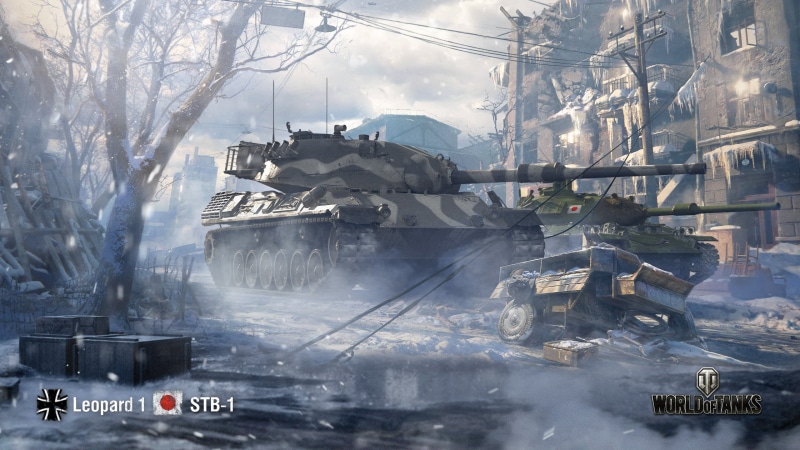 2K, World of Tanks, Leopard 1, STB-1, WoT, Wargaming