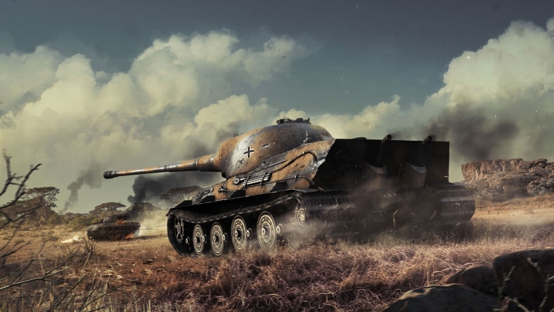 WoT, sky, nature, digital, no people, history, Wargaming Net, conflict, 1080P, outdoors, battle, Leo, government, tank, field, transportation, environment