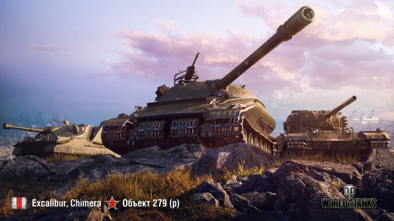 WoT, Chimera, Object 279, Wargaming, 1080P, World of Tanks, Excalibur